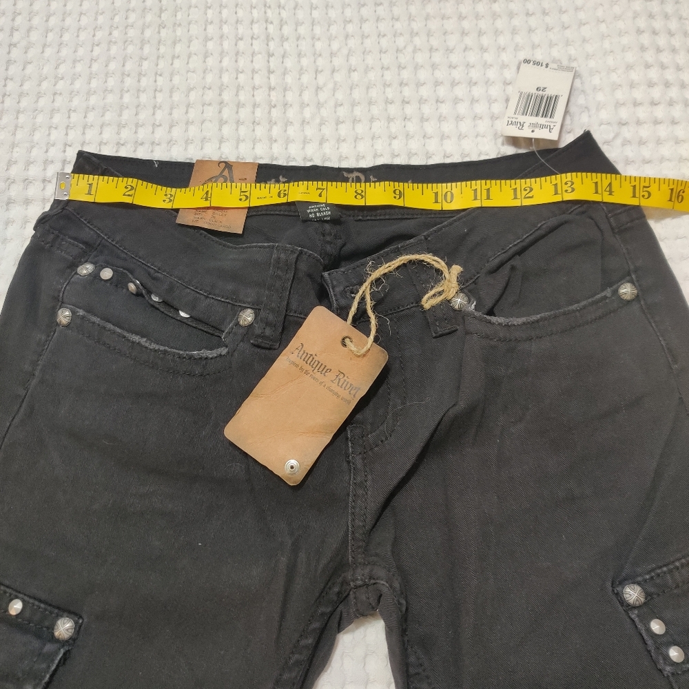 Antique Rivet Jeans 29 - Picture 7 of 15